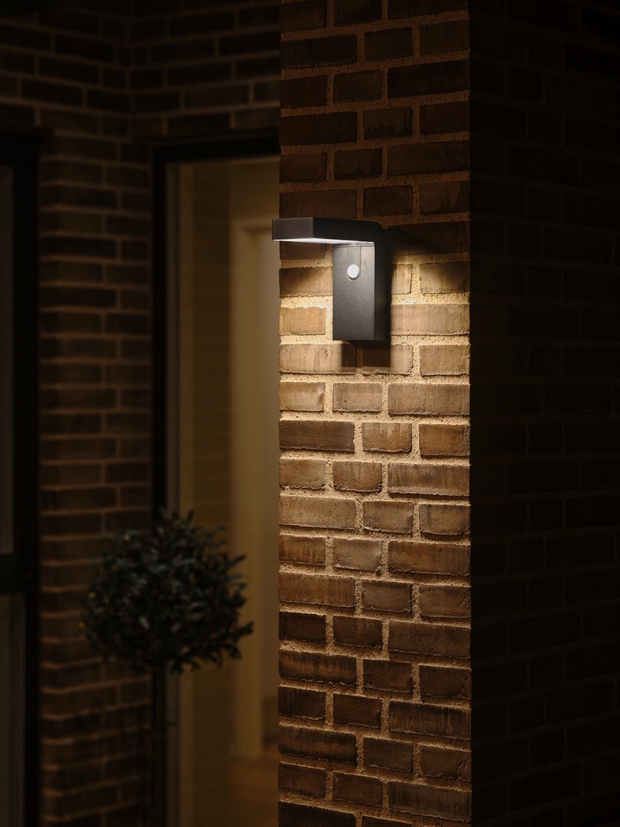Nordlux Alya-wandlamp-solar-LED module-zwart