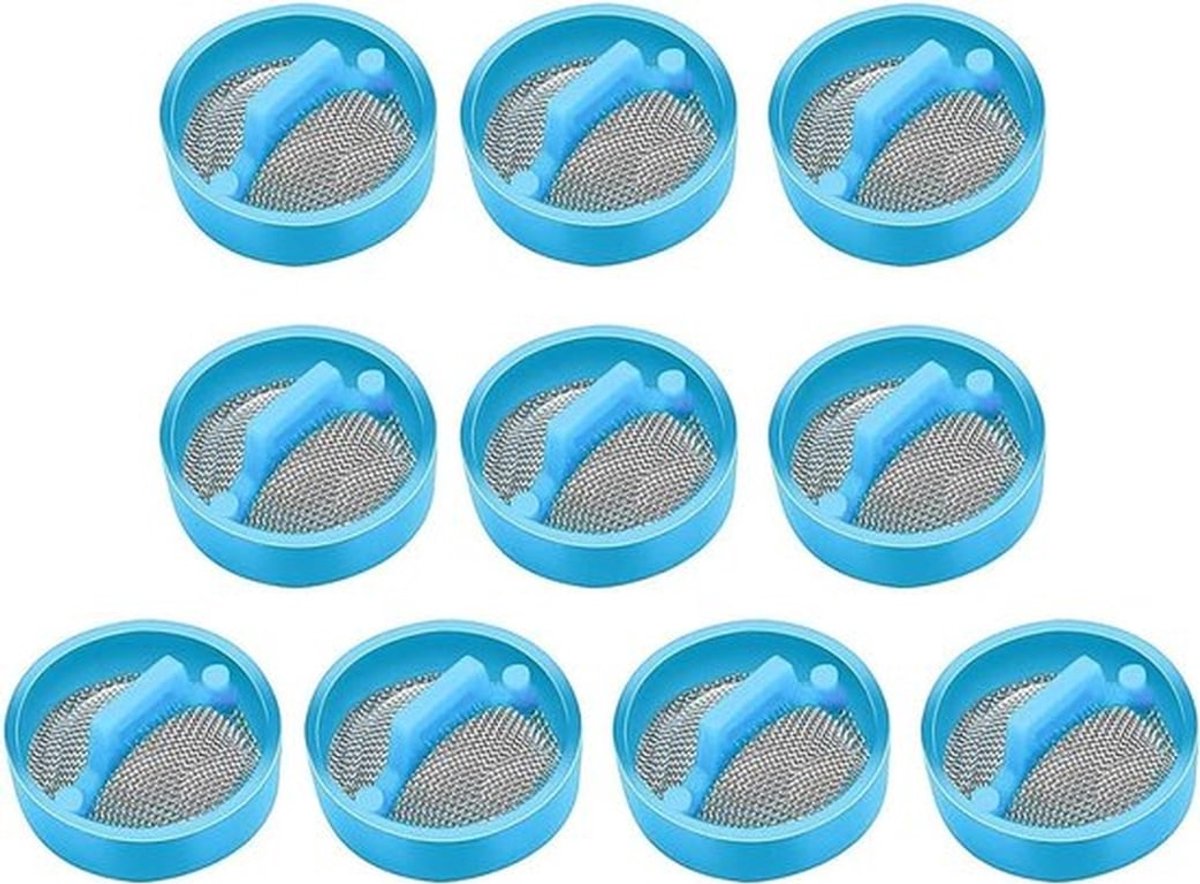 Wasmachine Water Inlaatklep - Accessoire - Zeeffilter - Filter Slang - Geschikt voor Wasmachine - 10 stuks.