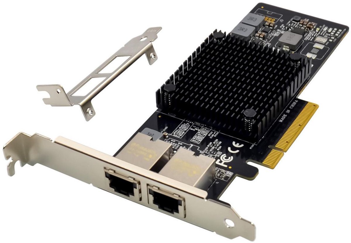 Microconnect MC-PCIEX8-X550-T2-D netwerkkaart Intern Ethernet 10000 Mbit/s