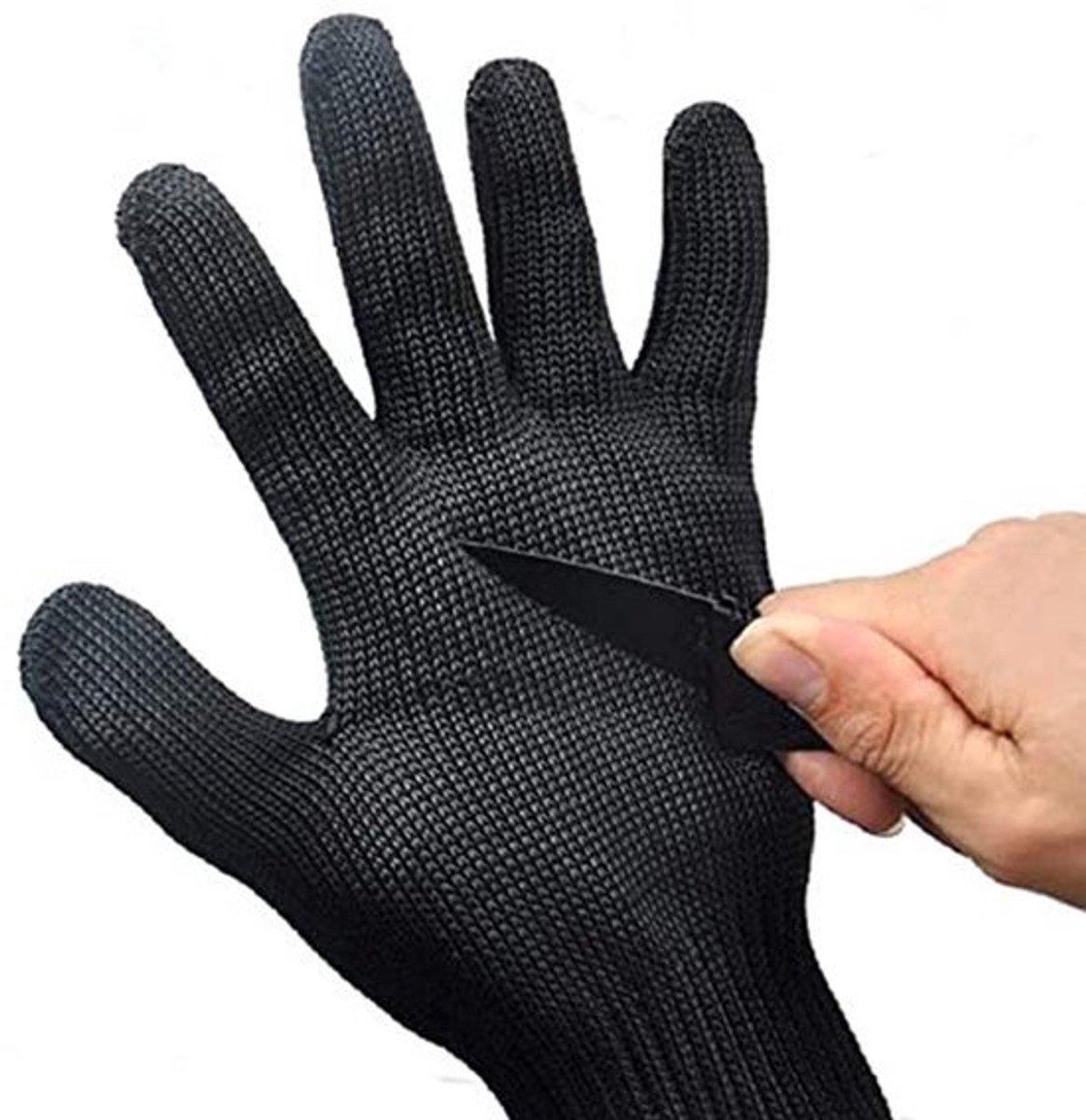 Niveau 5 Snijbestendige Handschoen - Duurzaam, Roestvrij Staal - Voor Keuken, Houtbewerking, Tuinieren