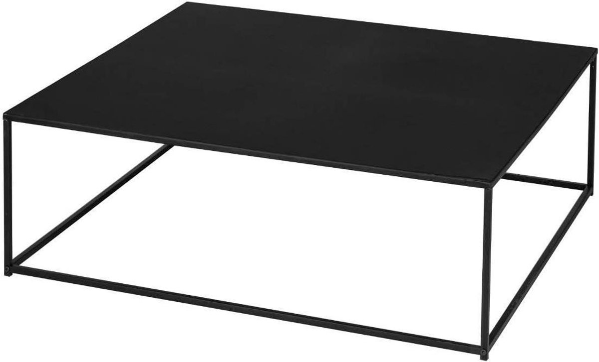 Metalen Tafel - Koffietafel Bijzettafel - Woonkamer Decoratie - Gota Design - 100 x 100 x 33 cm - Metaal