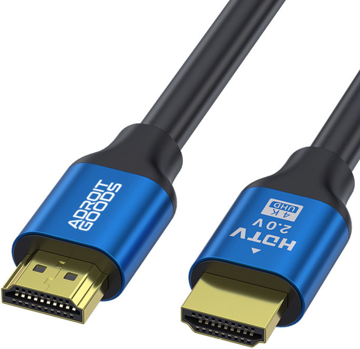 AdroitGoods HDMI 2.1 Ultra High Speed 8K Kabel 48Gbps 4K 120Hz 8K 60Hz Gaming Kabel HDR eARC Premium Gevlochten Stabiel Signaal 2 Meter