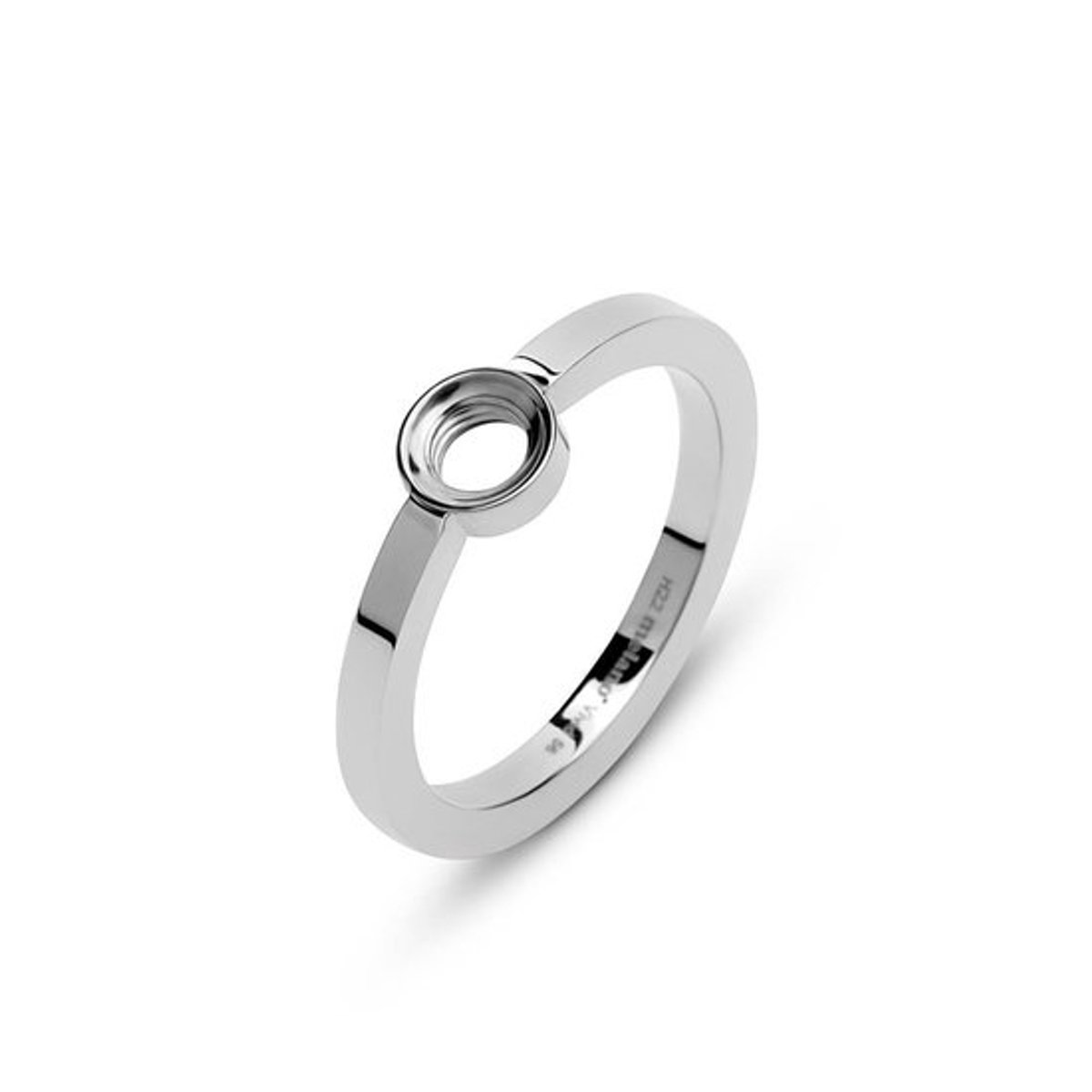 Melano vivid Vivé Ring - Zilverkleurig - Maat 62
