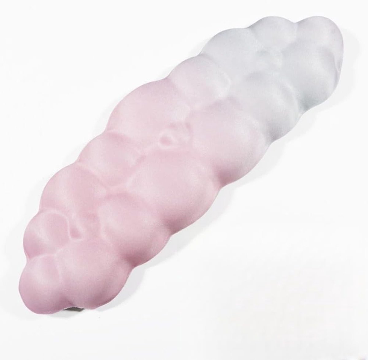Ergonomische L-vormige polssteun met schattige wolken voor pc, gaming en bureaugebruik - Comfortabele armsteun en handpad
