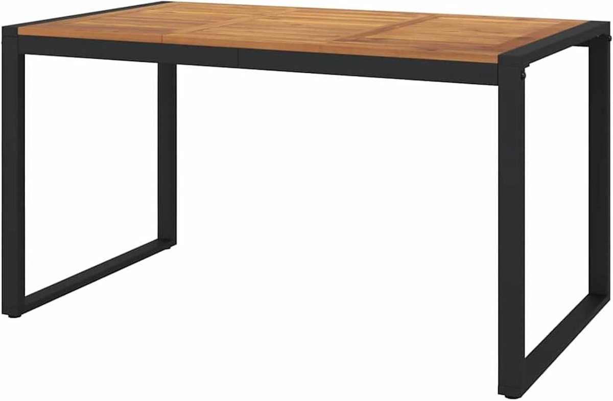 Tuin Eettafel - Terras Tafel Hout - Buiten Dineren - Massief Acacia Hout - 140 x 80 x 75 cm