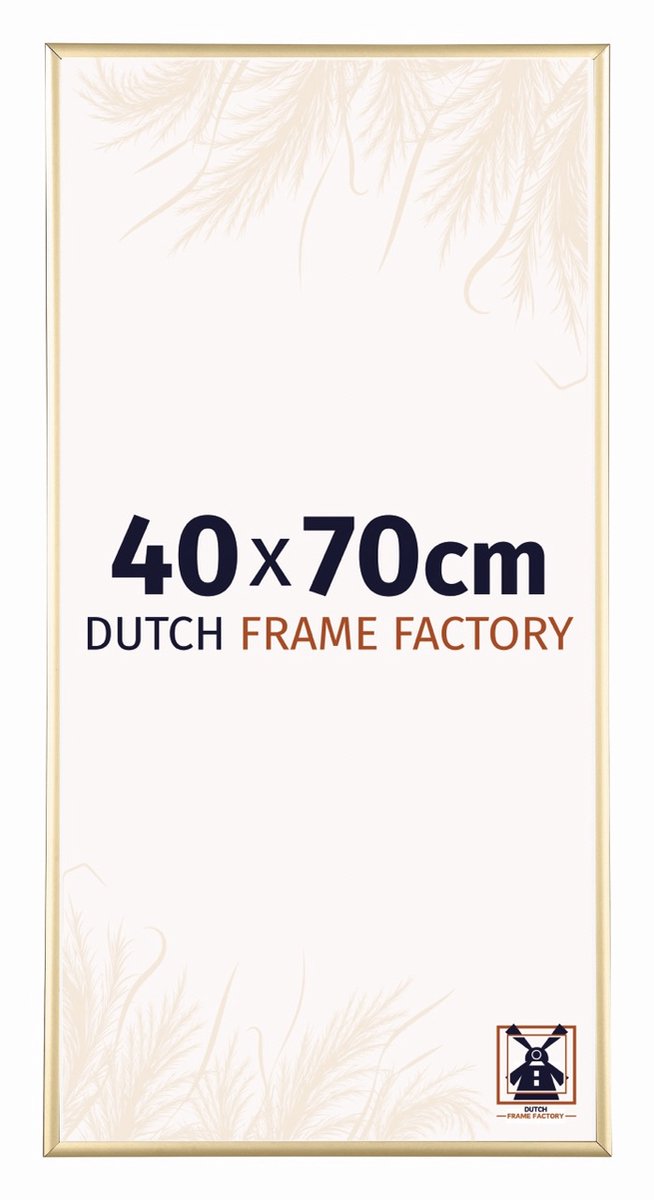 Dutch Frame Factory Fotolijst 40x70 cm - Aluminium - Goud - Kampen