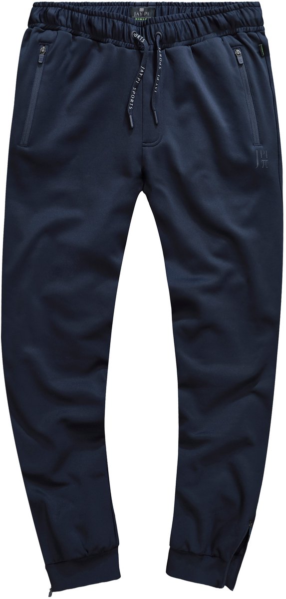 JAY-PI - Heren - Trainingsbroek tennis elastische band zoomrits - Donkermarine - Maat 7XL