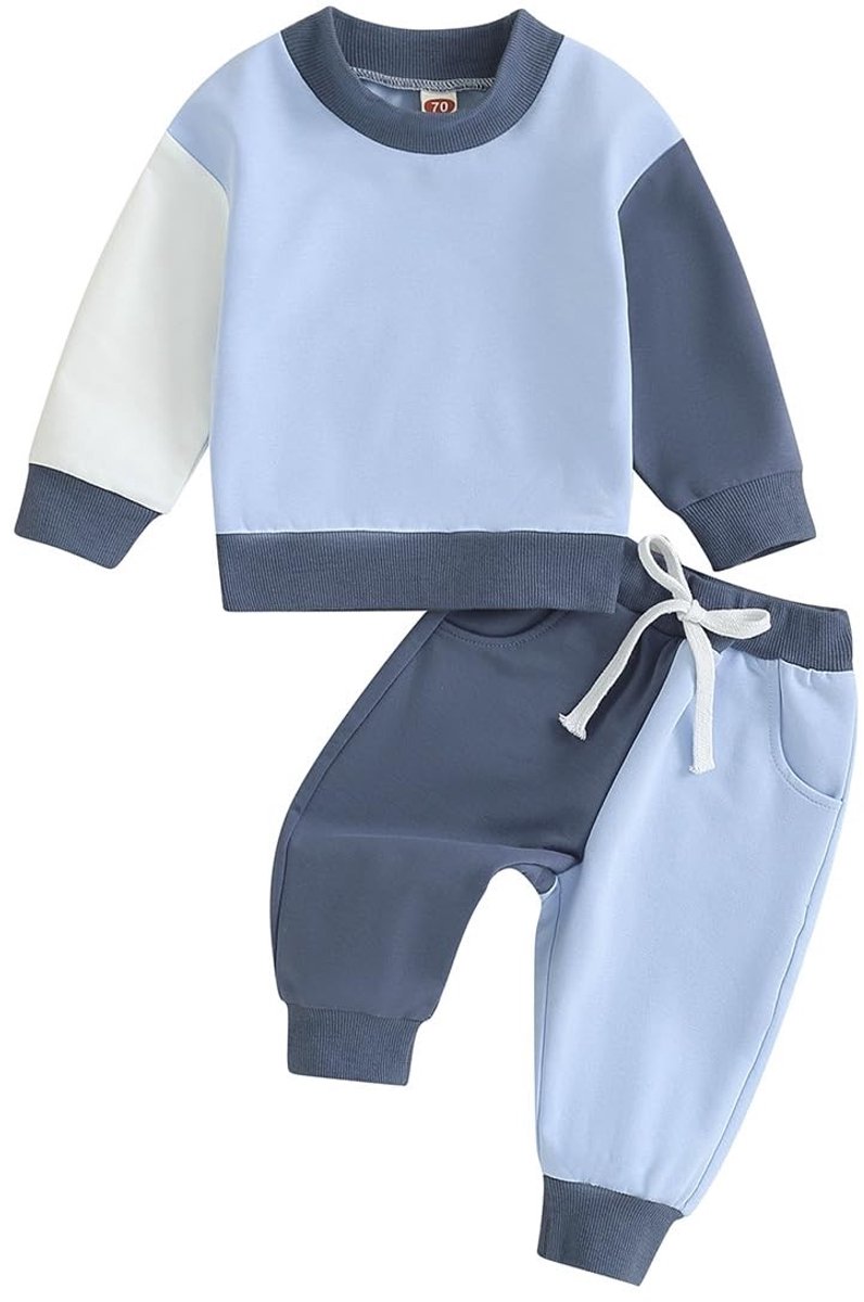 Omgoods - Set van 2 Baby Meisjes Kleding met Lange Mouwen voor Herfst en Winter