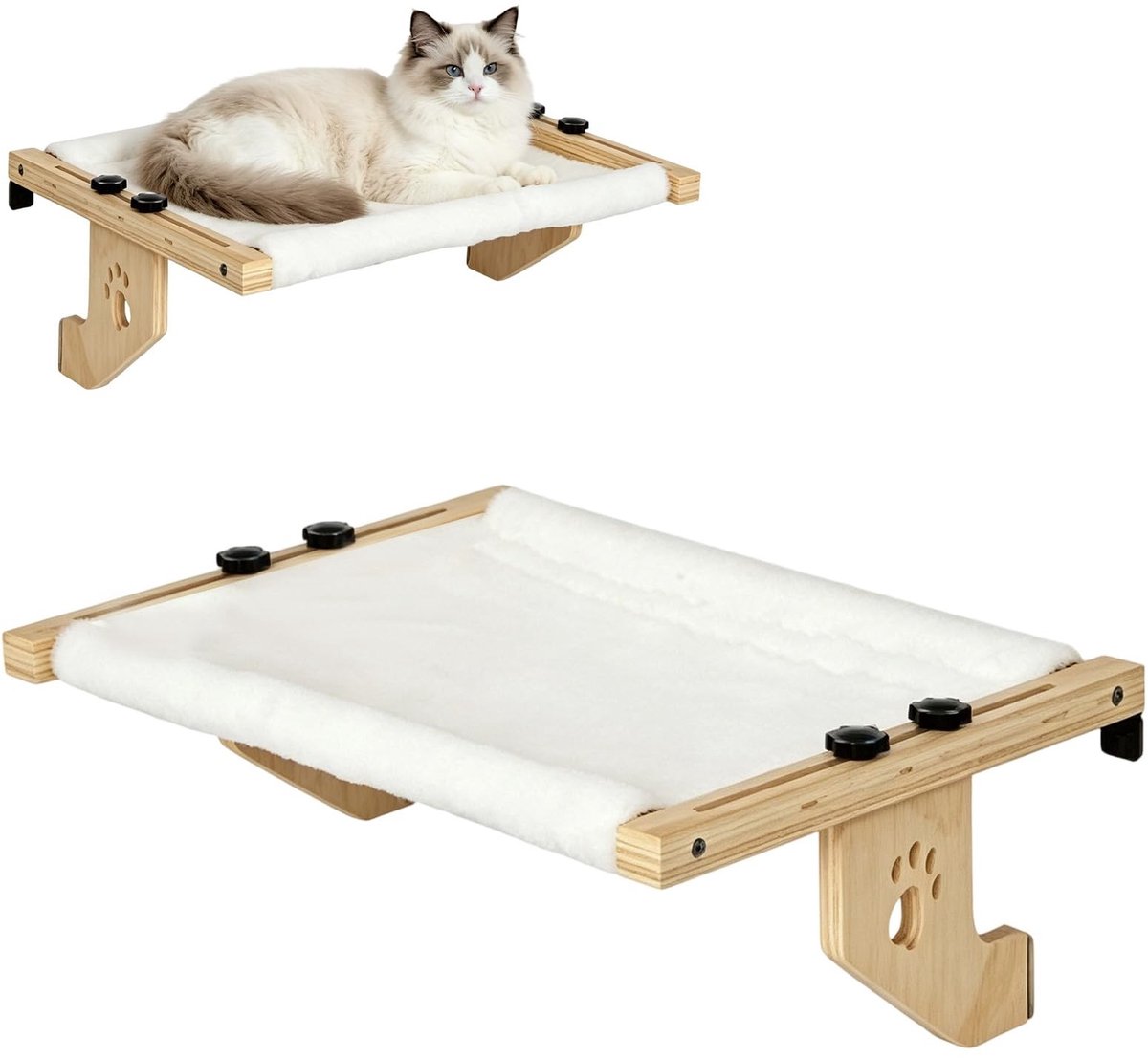 Omgoods - Hangende Kattenhamak voor Raam, 55 x 15 x 16.7 cm