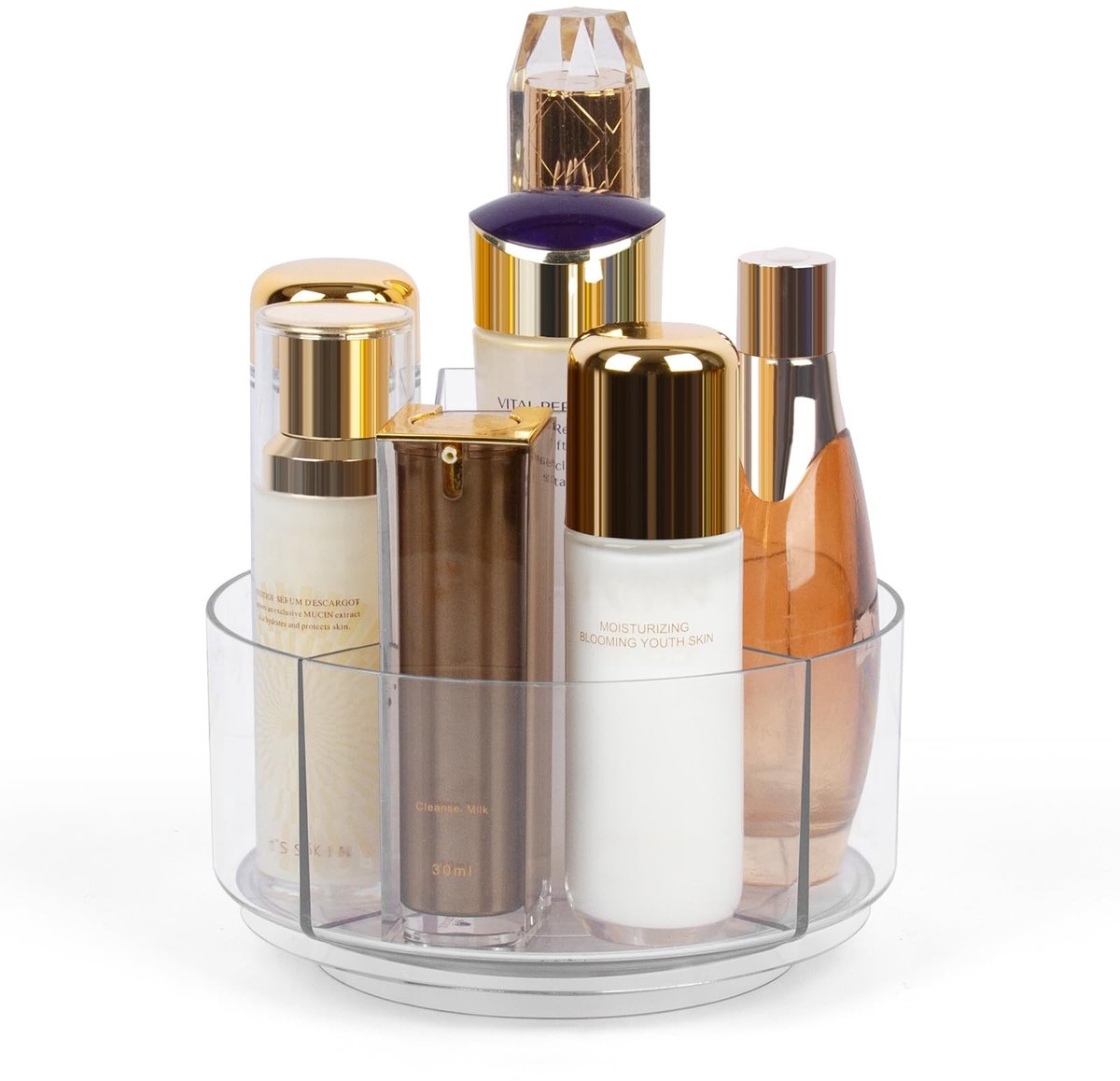 Omgoods - Duidelijke Acryl 360 Graden Roterende Cosmetische Organizer