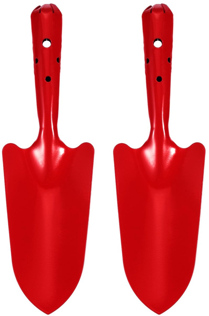 Omgoods - Mini Metalen Handschep Set van 2 - Kleurrijk Tuingereedschap voor Planten