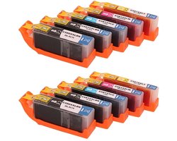 Toners-kopen.nl Canon 2078C005 - Inktcartridge Multipack 3-delig - 1x Zwart, 2x Cyaan|geel|magenta|zwart - Huismerk Compatible - Geschikt voor Canon De 580XXL Canon…