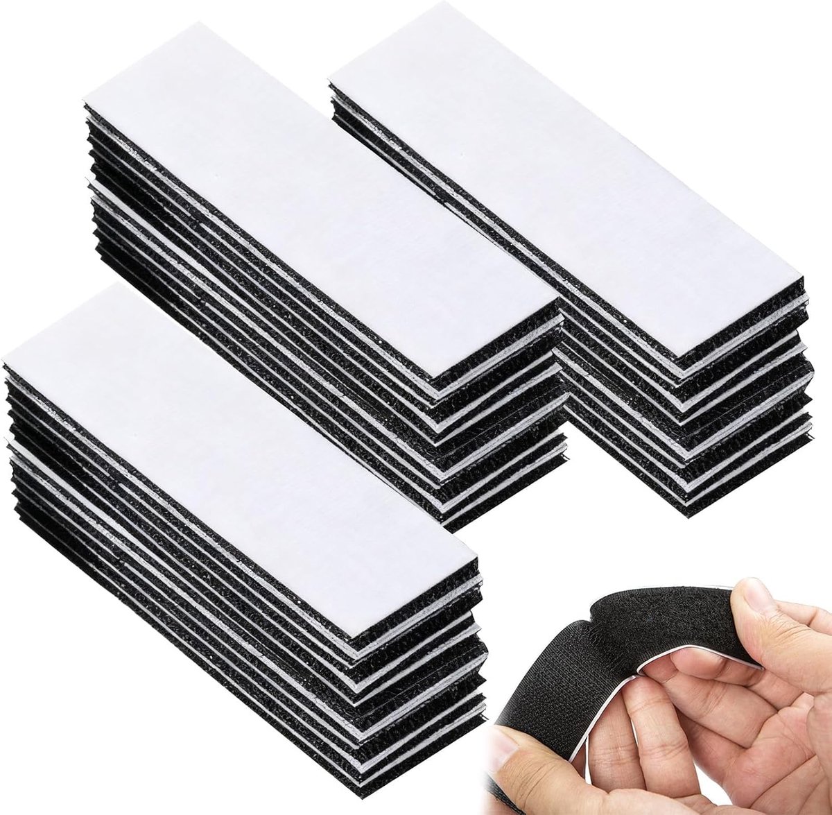 30 Pairs of Adhesive Tape Extra Strong for Installation, Organization and Hanging, Suitable for Home Use - ShopVlot