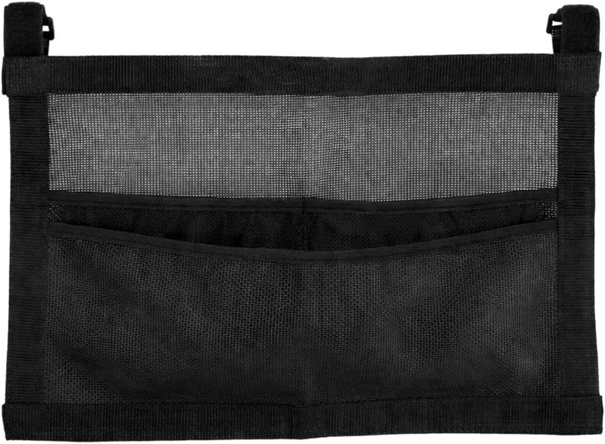 Tafeltennis Rackethouder - Tafeltennis Organizer - Sportuitrusting Opbergen - Zonder Boren Bevestigen - 40 x 2.5 cm - Zwart
