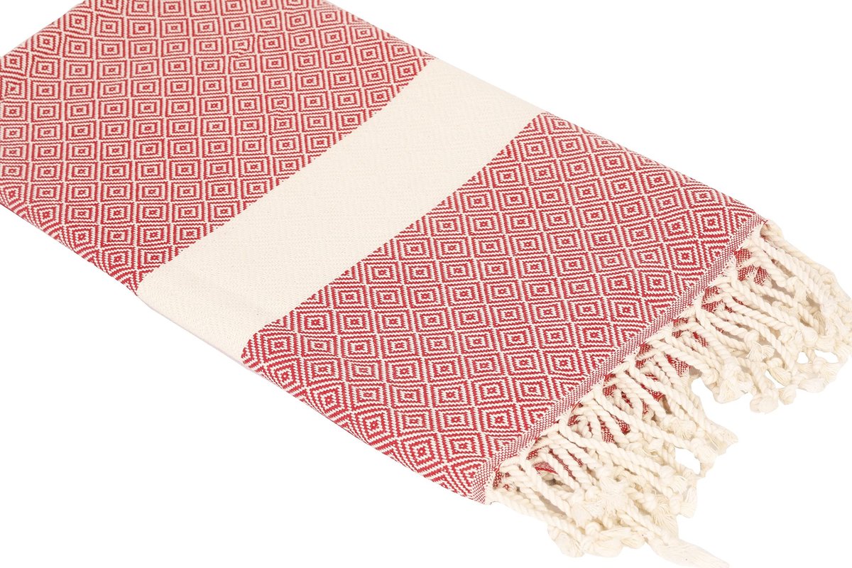 Omgoods- Strandlaken 100% Katoen - Sneldrogend - Lichtgewicht - Absorberend - Ademend - 100 x 180 cm - Handdoek