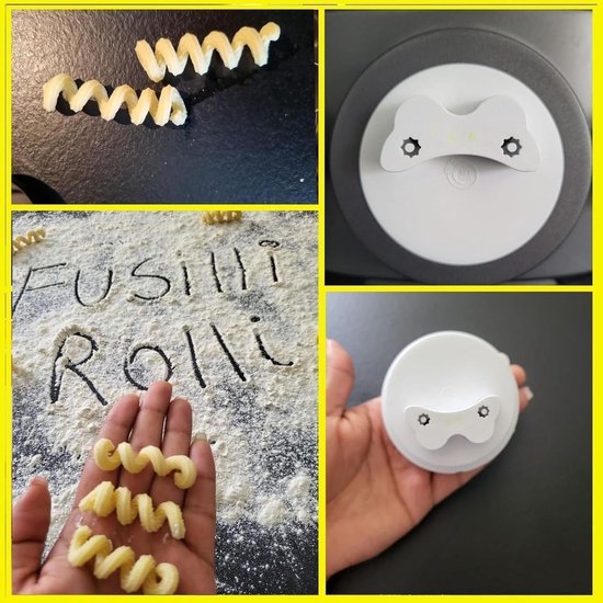Omgoods - Fusilli Rolli Pasta Disc voor Zelfgemaakte Pasta — afbeelding 3