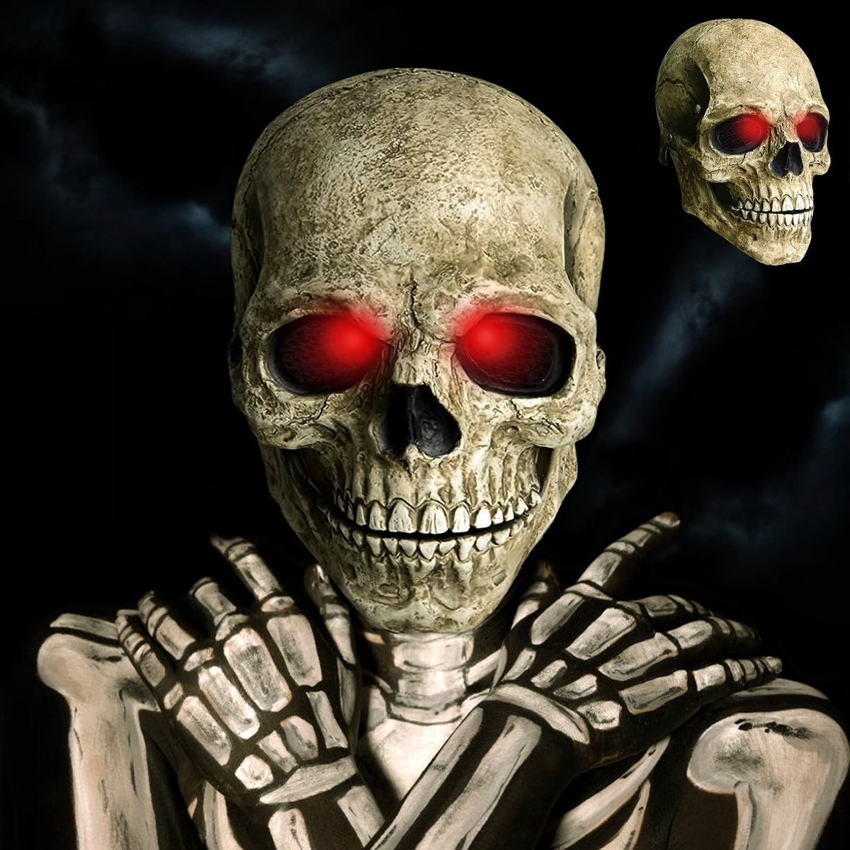 Omgoods - Halloween Skull Masker met Beweegbare Kaak