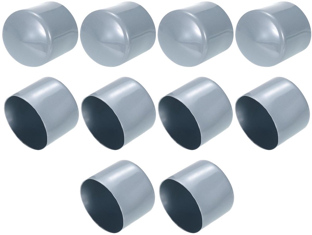 Omgoods - Set van 10 Rubberen Einddoppen 50mm voor Pijpen en Schroeven