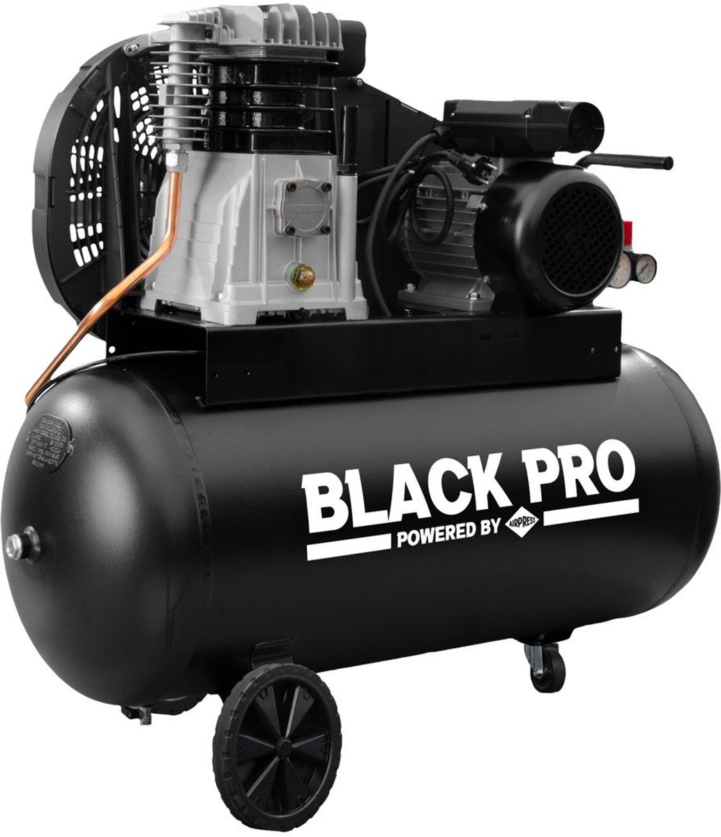 Twee-cilinder compressor Black Pro B3800B/90 | 90 L | 10 bar | 3 HP/2.2 kW | 289.3 L/min | 230 V