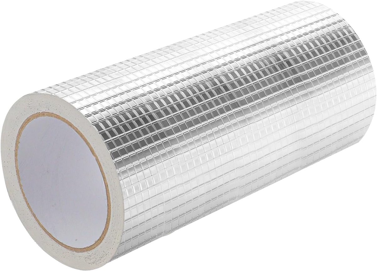SnelShoppen - Butyl Tape Waterproof - Sterke Lijmtape - Sealing Tape voor Reparatie - 200mm x 5m - Aluminium Butyl Rubber - UV-, Water- en Warmtebeste