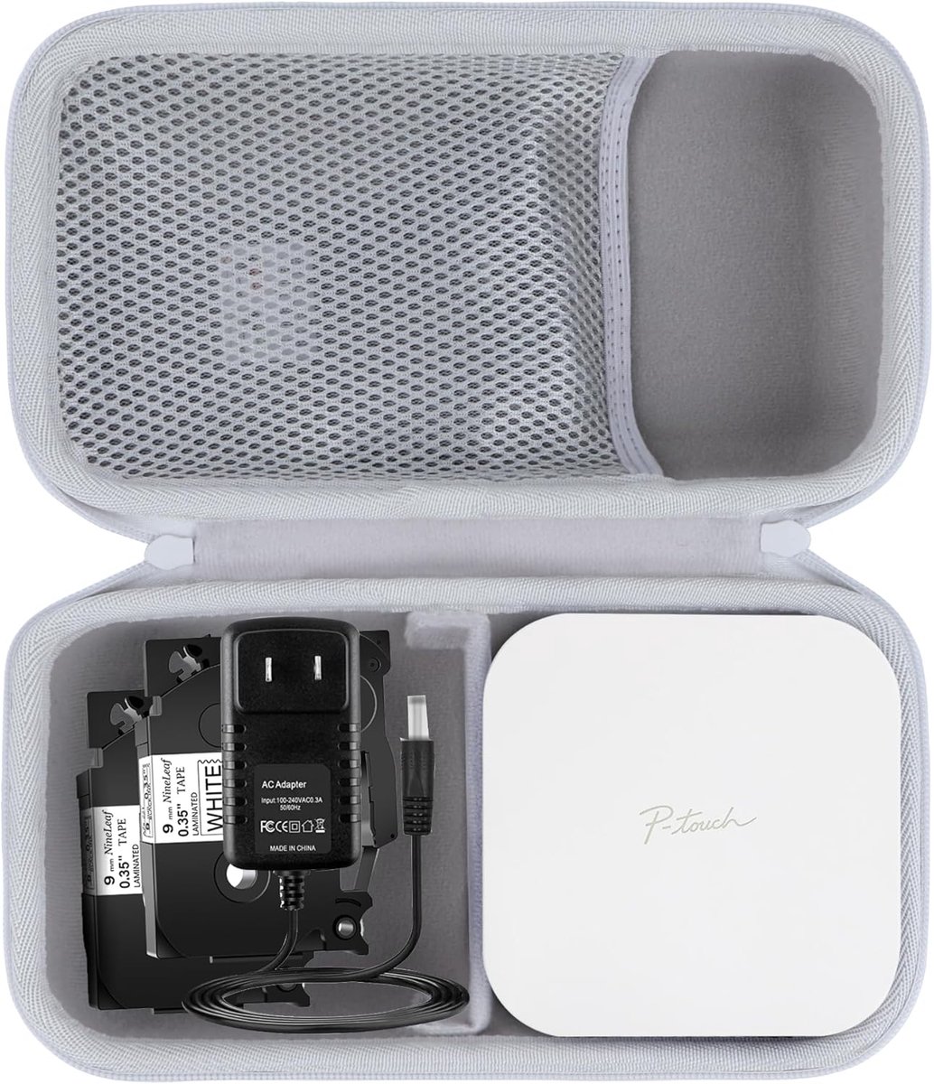 Lebakort Hard Protective Case for Brother P-Touch Cube Color PTP300BT Label Device - ShopVlot