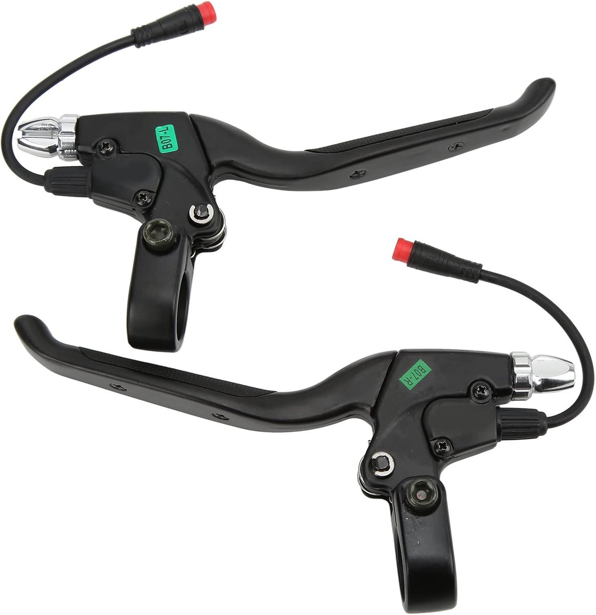 SnelShoppen - Fietsremhendels Set voor Elektrische Scooter, Waterdichte 2-Pins Aansluiting, Geschikt voor M4/M4 Pro, 185 mm, 10 Inch