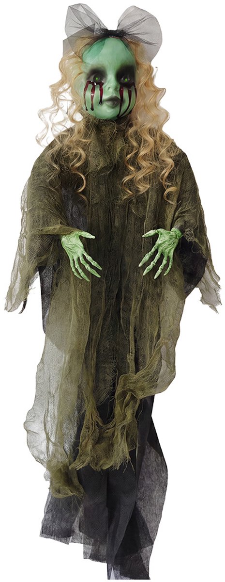 Clayre & Eef Halloween decoratie Overig Groen Kunststof Herfst decoratie