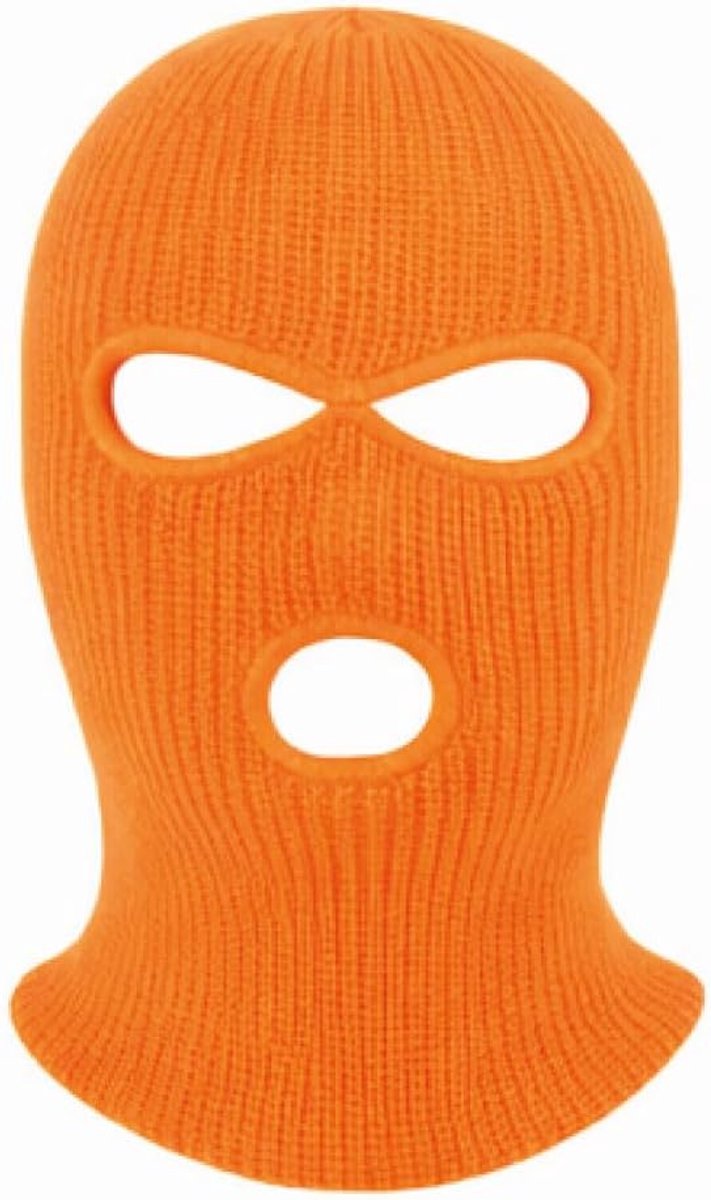 Bivakmuts/skimasker voor heren – Voor wintersport – Stormmasker, bandietenmasker, predator masker – 3-gats skimasker – Verkrijgbaar in felle kleuren – Warm en duurzaam