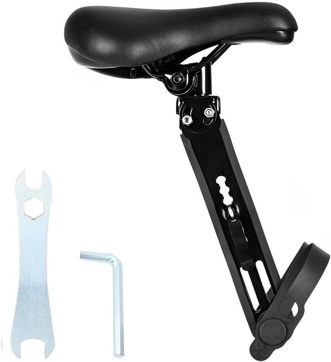 Fietsstoeltje Voor - Kinderzitje Fiets - Samen Fietsen - Ergonomisch Ontwerp - 1.49 kg - Zwart