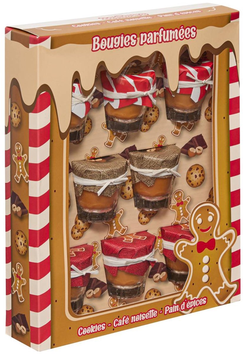 Set van 8 geurkaarsen 320 g 'Gourmandise'