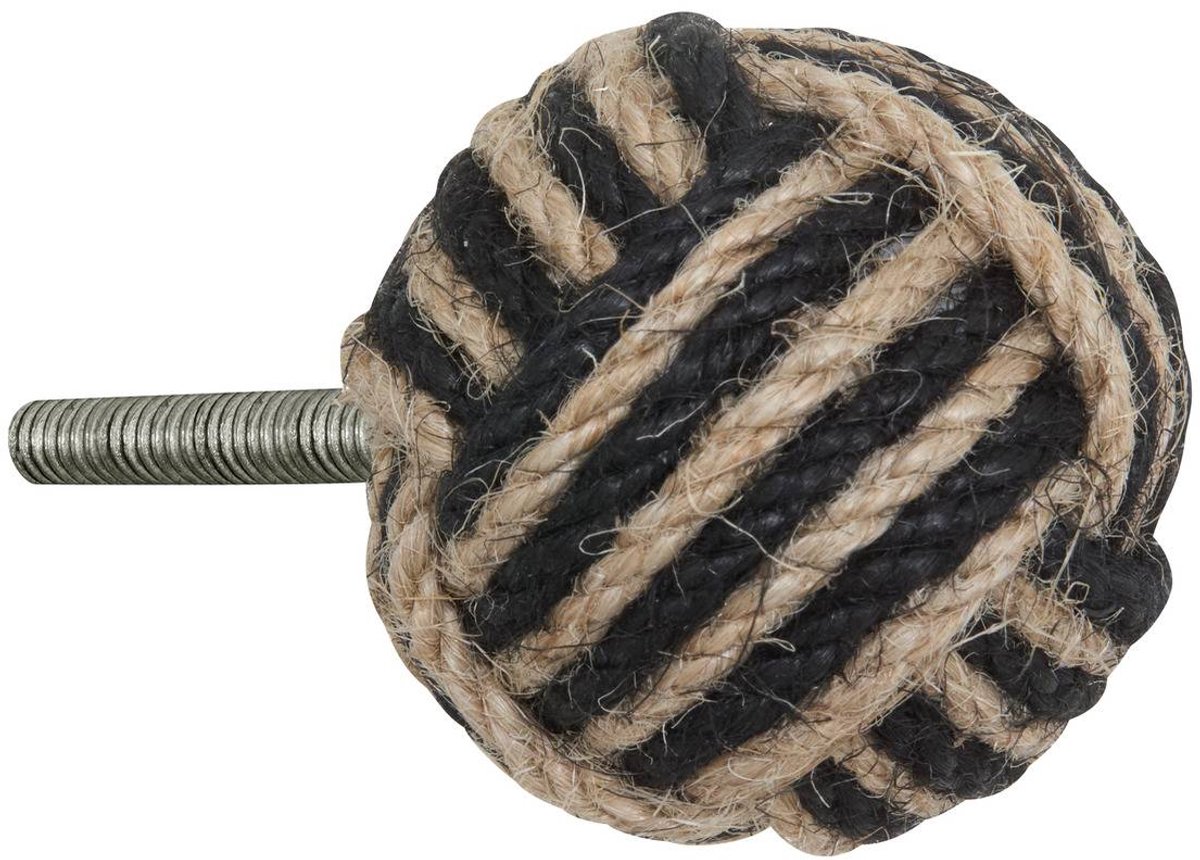 Set van 2 meubelknoppen van jute LOUNA