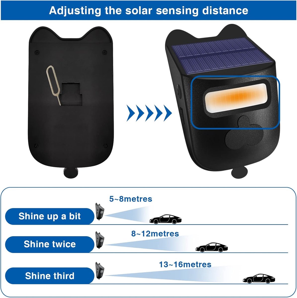 Draadloze Solar Oprit Alarm - Weerbestendig - Bewegingssensor - Ideaal voor beveiliging - ShopVlot