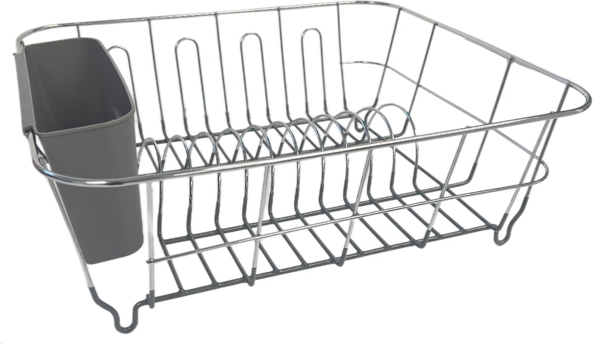 Omgoods - Keukenorganizer met Bestekhouder voor in de Gootsteen