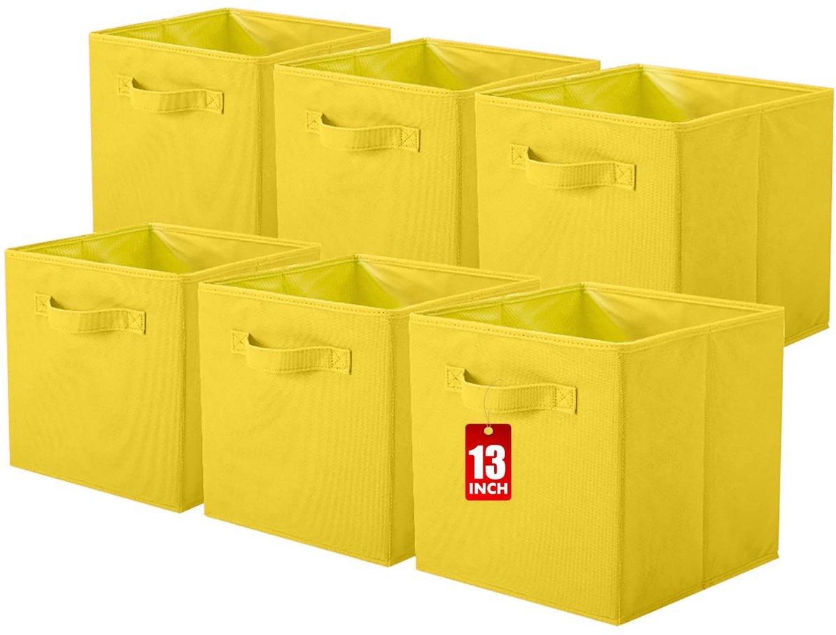 Omgoods - Set van 6 Vouwbare Opbergdozen voor Kleding en Speelgoed