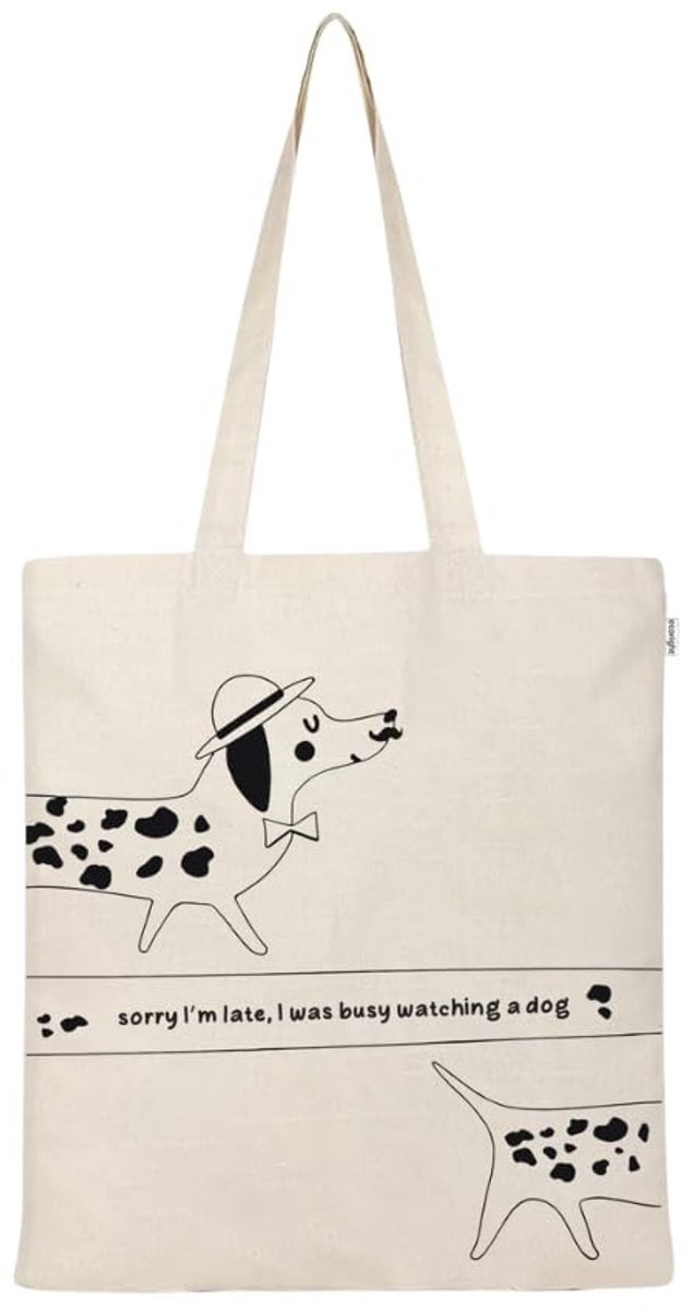 Omgoods - Herbruikbare Canvas Tote Bag voor Vrouwen met Stevige Handgrepen