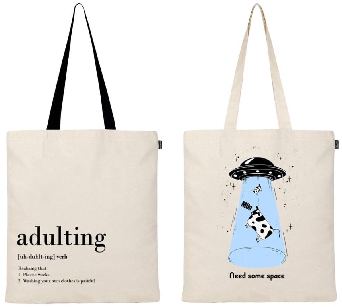 Omgoods - Biologisch Afbreekbare Canvas Tote Bag voor Vrouwen