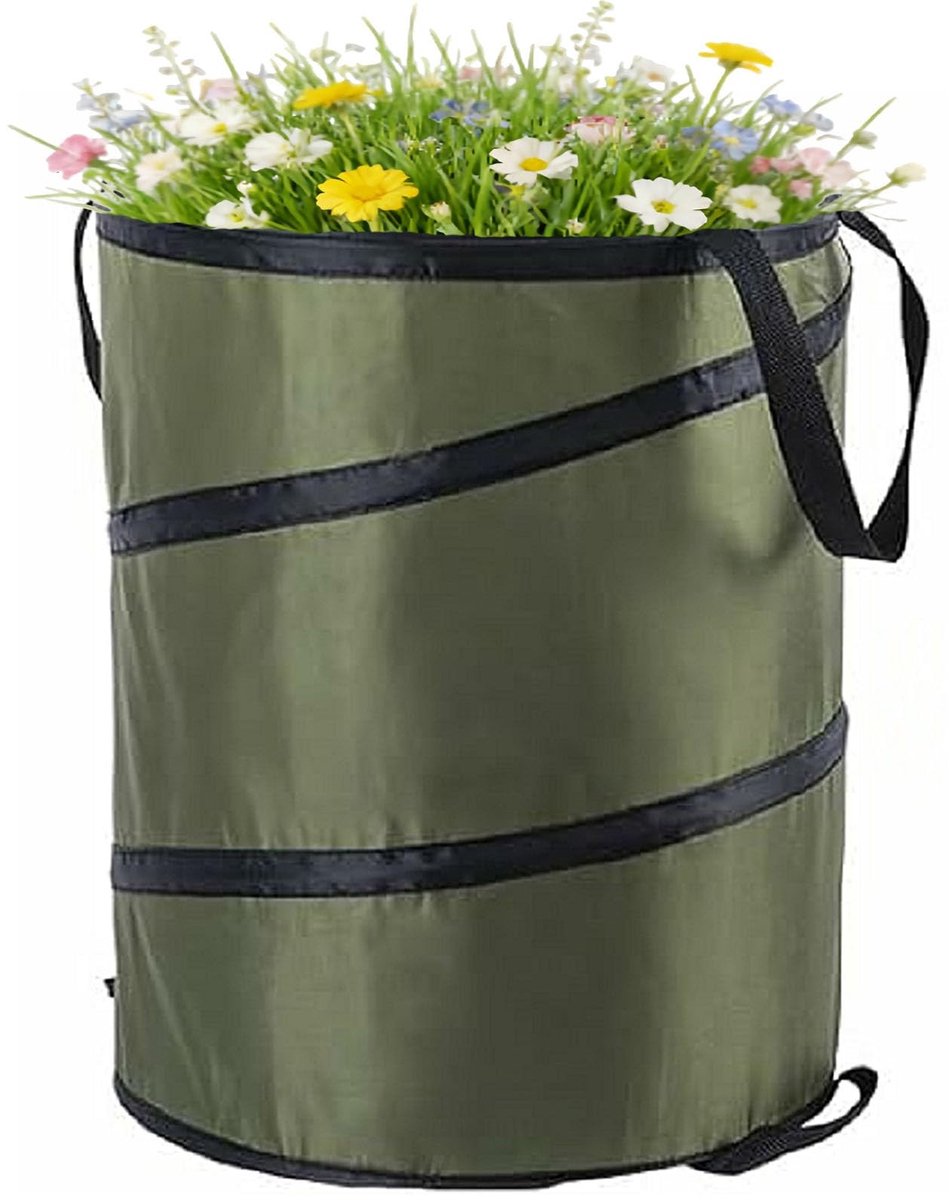 Omgoods - Vouwbare Tuinafvalzak van Oxford Stof met Handvatten, Ideaal voor Tuin en Kamperen