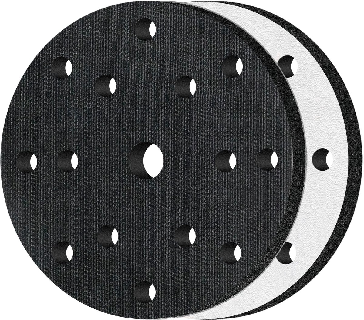 Omgoods - Set van 2 Zachte Schuurpads voor Excentrische Schuurmachine