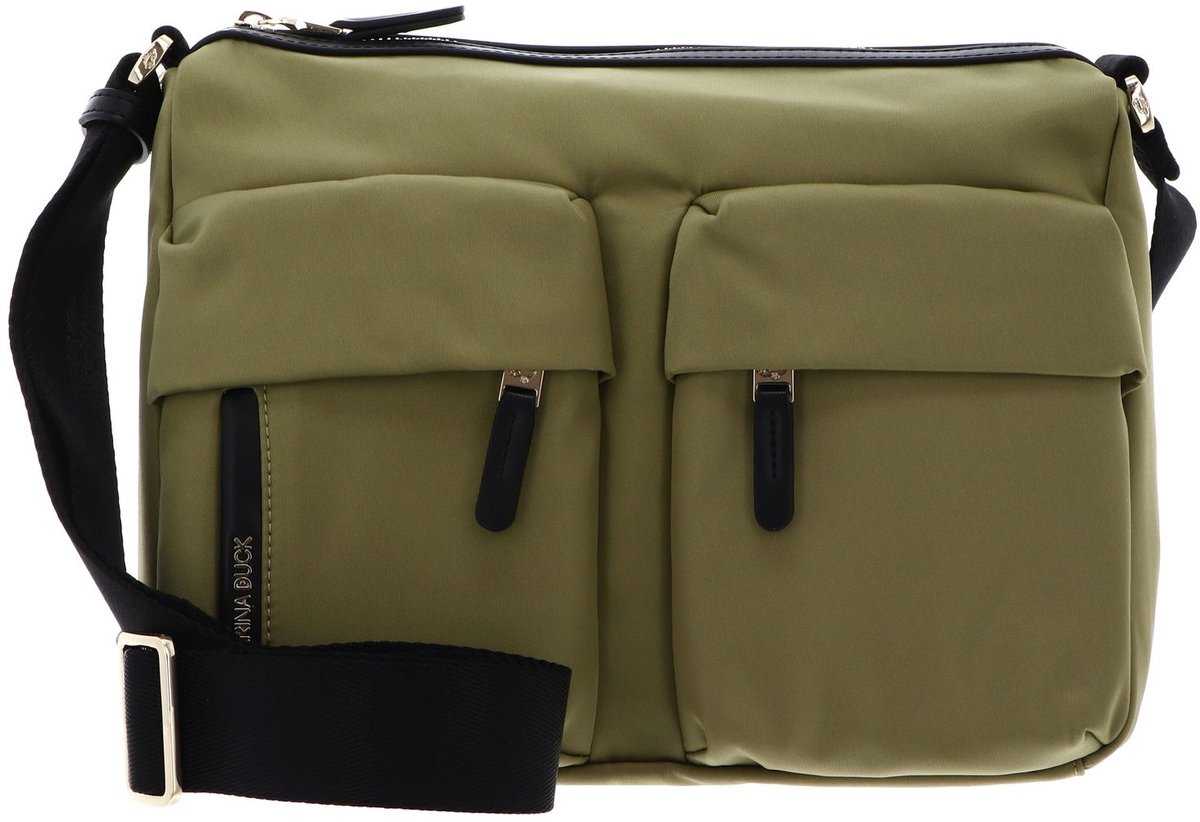 MANDARINA DUCK schoudertas Hunter Crossover Winter Olive olijfgroen