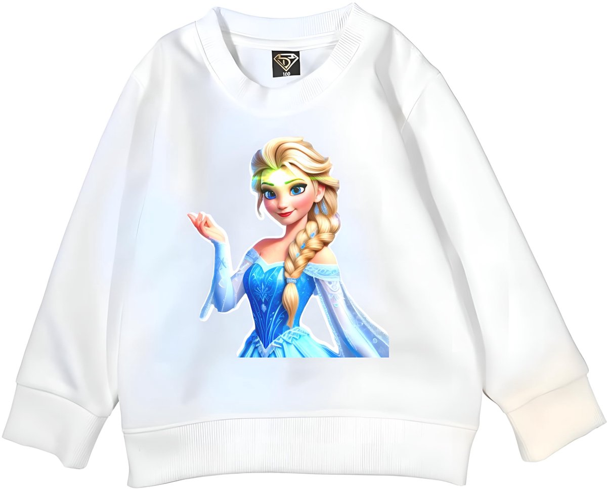 Omgoods - IJskoningin Sweatshirt voor Meisjes met LED Licht