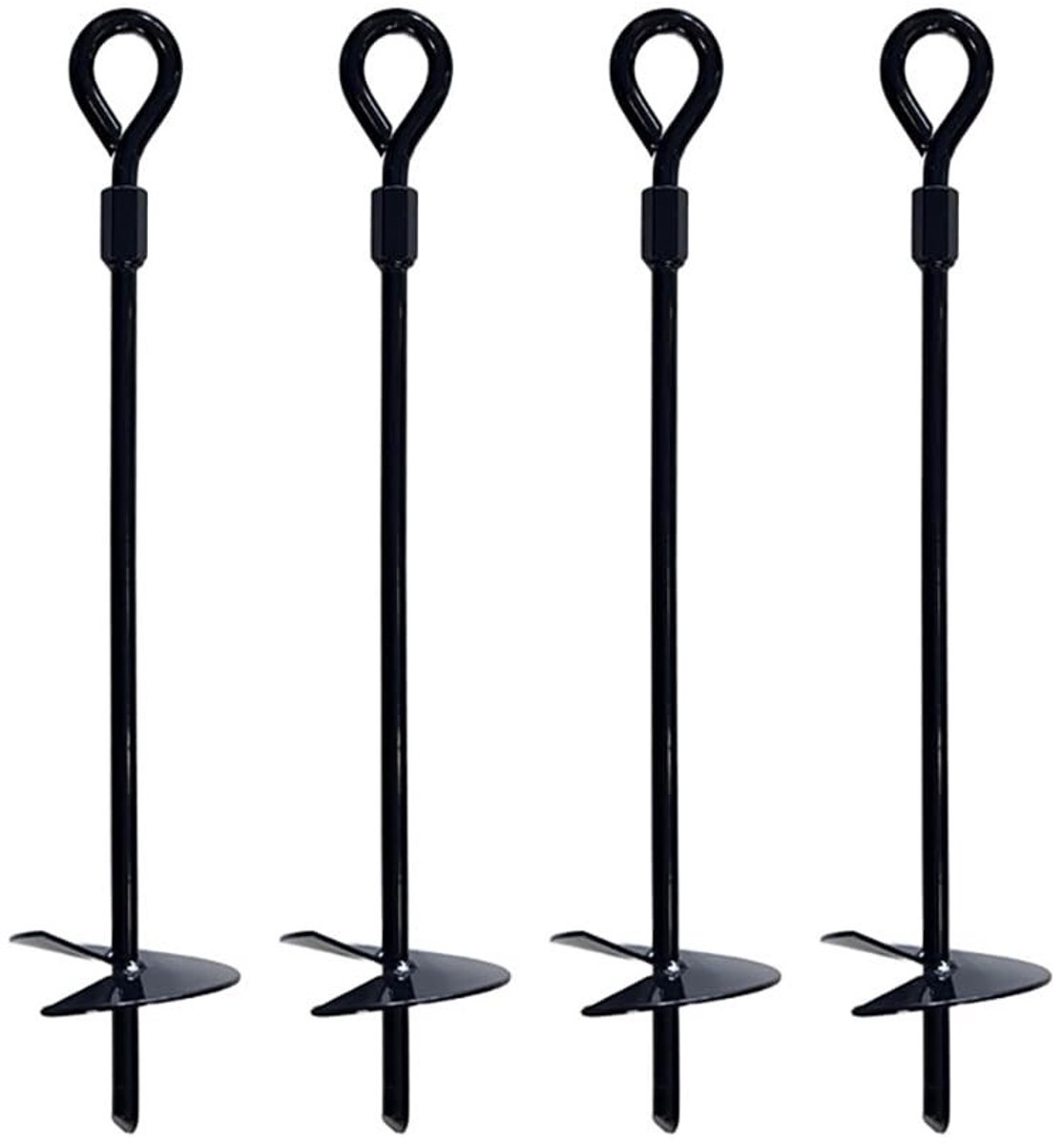 Omgoods - Grondanker voor Tenten en Trampolines, 4 Stuks