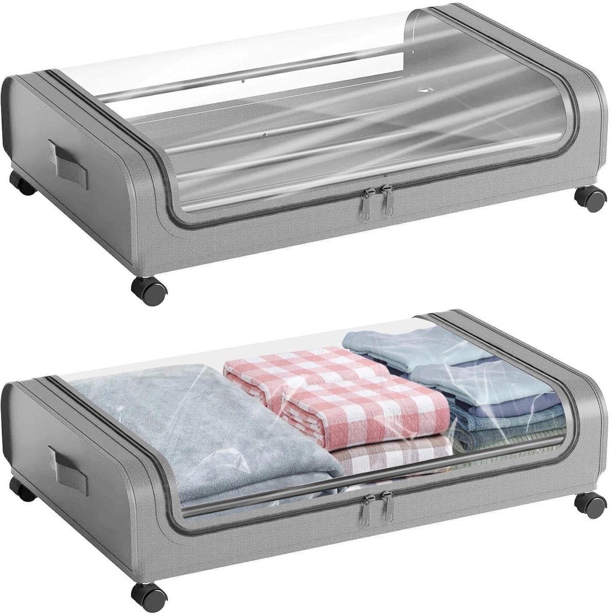 Omgoods - Onderbed Opbergdoos met Wielen