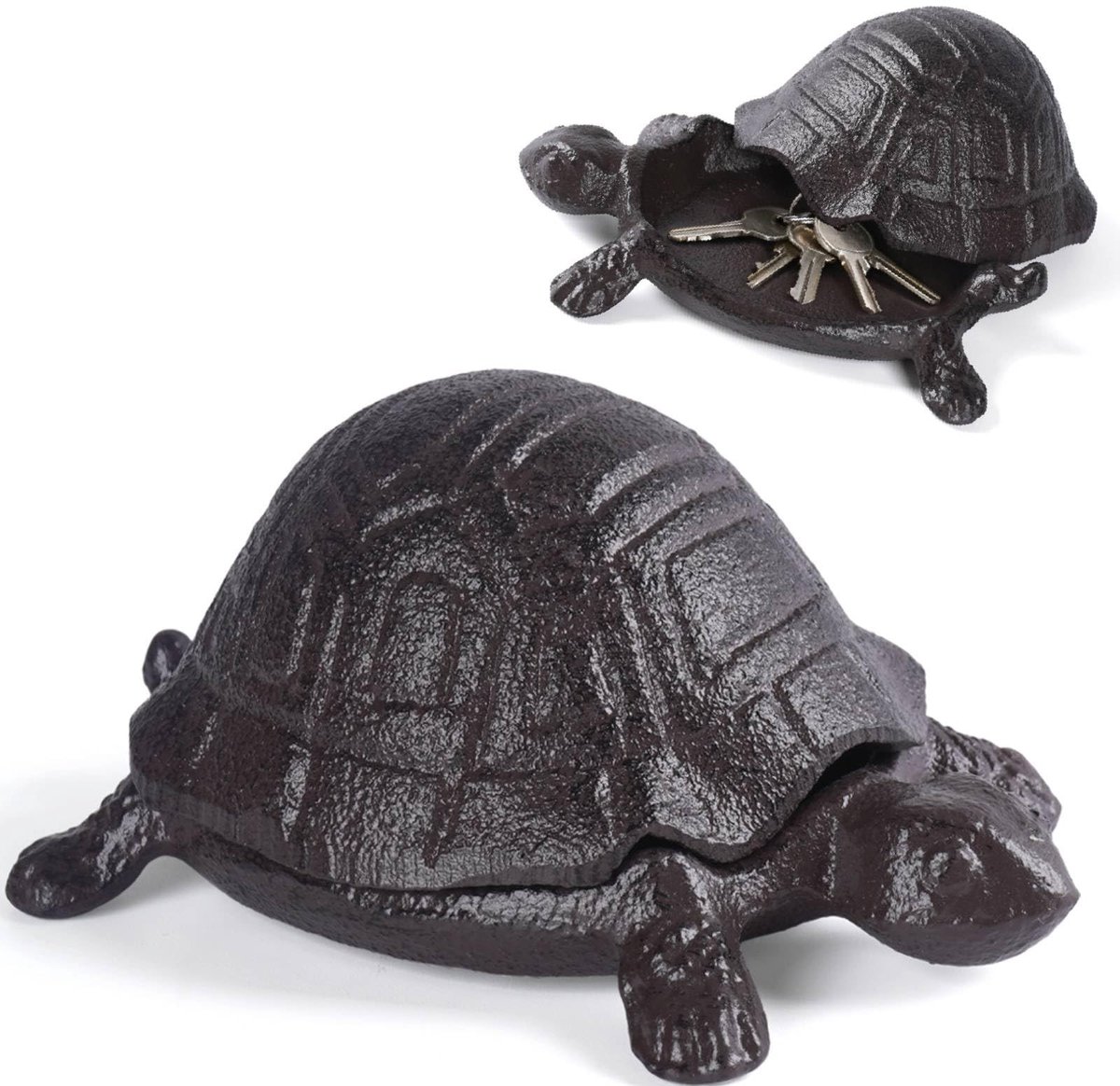 Omgoods - Gietijzeren Schildpad Sleutelhouder voor Tuin Decoratie