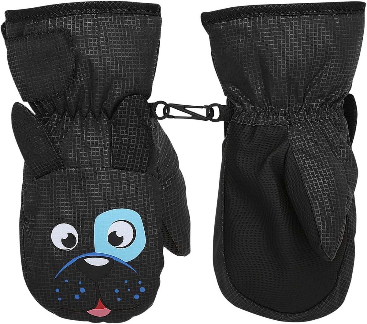 Omgoods- Skihandschoenen Kind Waterdicht - Winterhandschoenen - Winddichte Handschoenen - Thermisch Warm - Fleece Binnenvoering - 6 cm Pols lengte