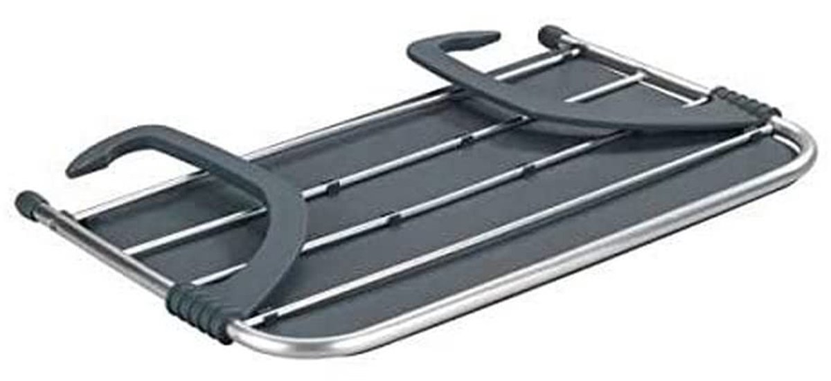 Omgoods - 2-in-1 Droogrek en Plank, Aluminium, 53 x 34 x 16 cm