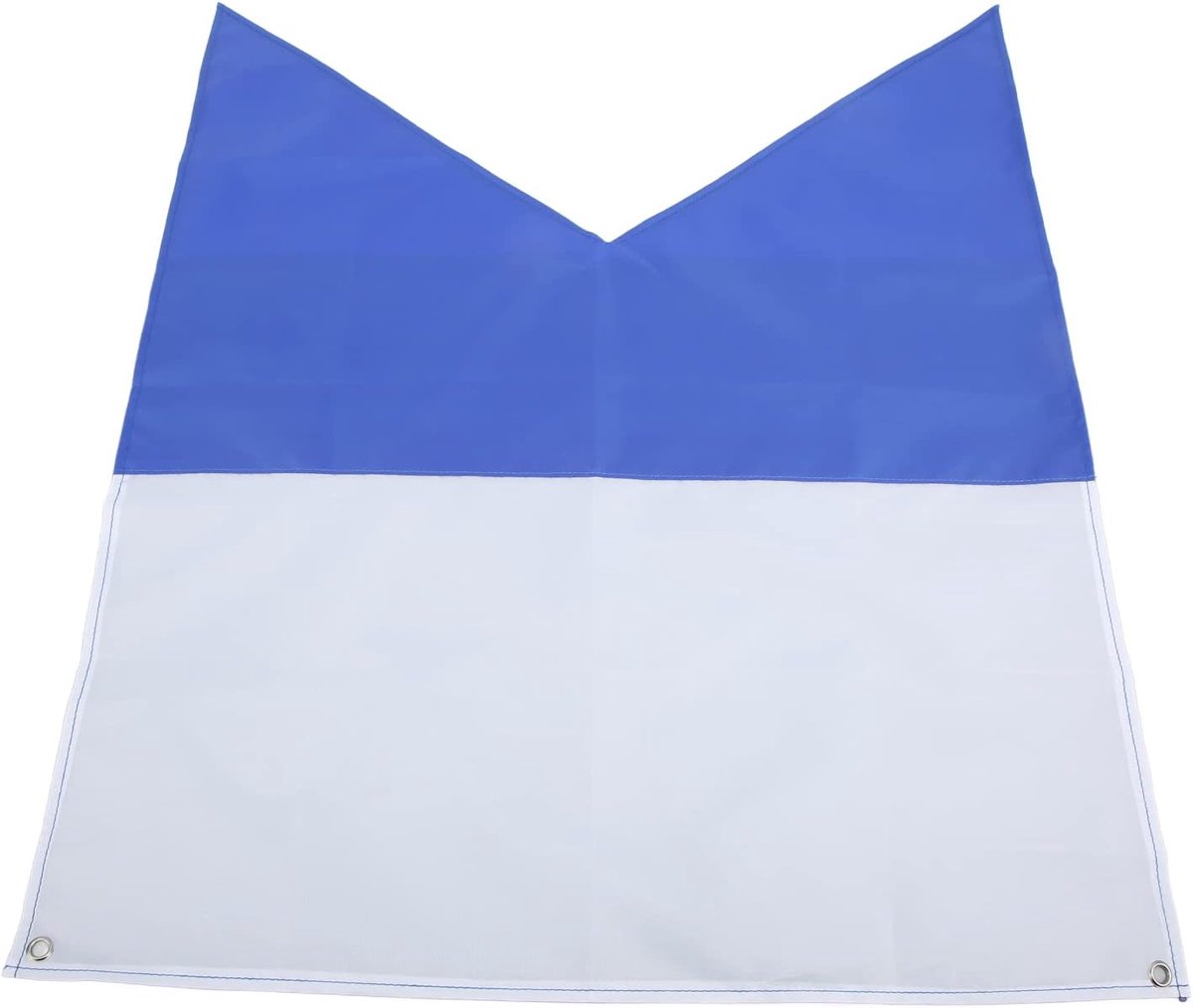 Duikvlag 70x60cm - Blauwwit polyester - Lichtgewicht en eenvoudig te monteren - Geschikt voor boot en kayak - ShopVlot