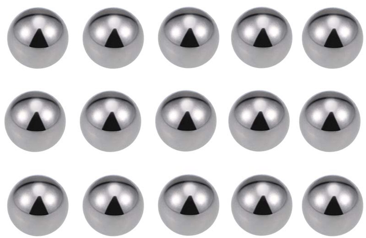 sourcing map 100 stuks Kogelkogels koolstofstaal precisie kogels 5/16", VLOOKUP(A122,'[1]Amazon UK Attributes'!$A:$E,5,0)