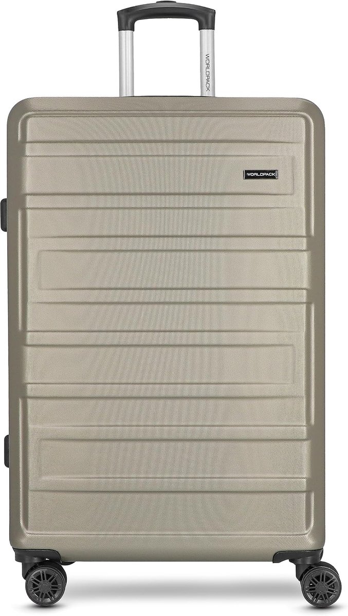Harde reiskoffer groot - 50 cm x 29 cm x 76 cm - 4 wielen - ideaal voor lange reizen - ShopVlot