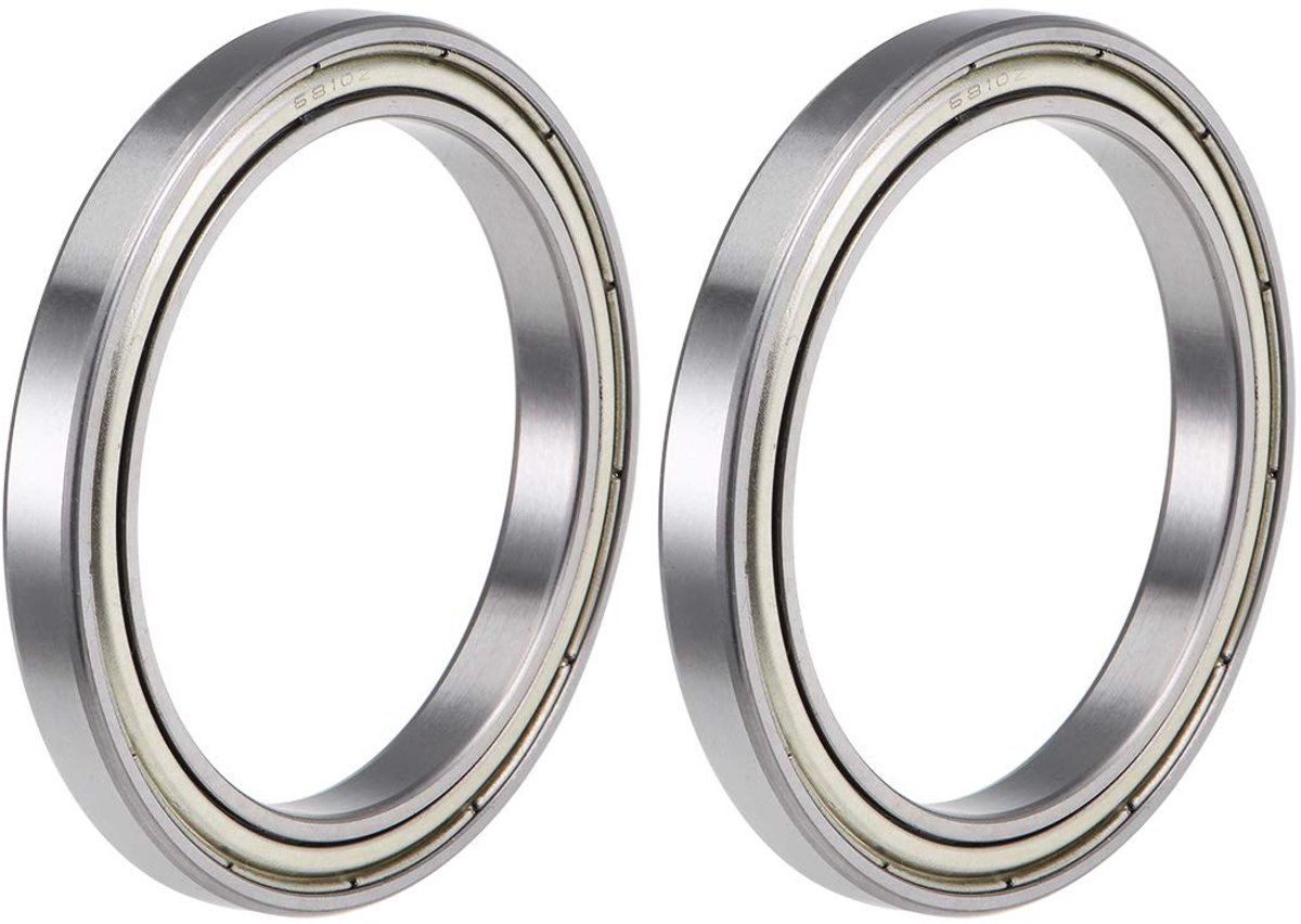 Lagers 6810ZZ 50 mm binnendiameter. 65 mm buitendiameter. 7 mm boring dubbel afgeschermd chroomstaal Z2