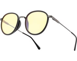 GUNNAR x Tomb Raider - Croft - Computerbril - Blauw Licht Bril - Gunnar Focus - 0.2 Sterkte - Amber - Metal Inro